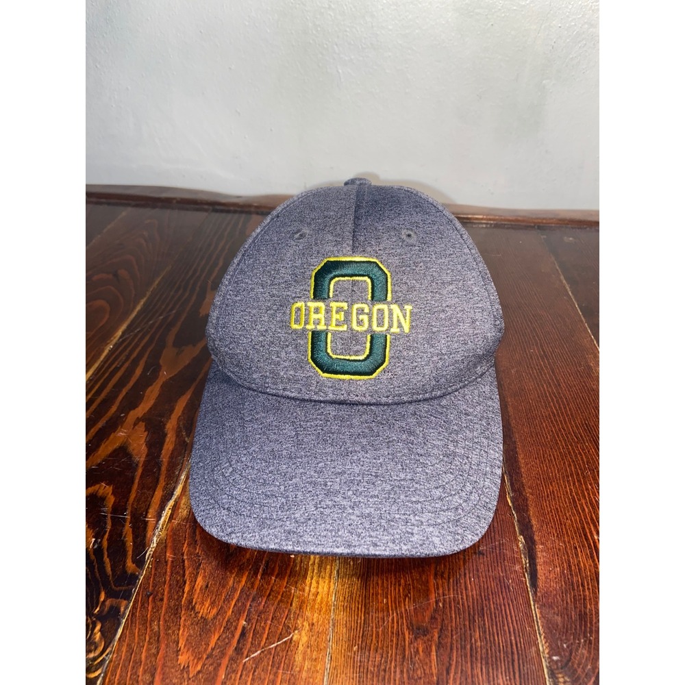Top of the World Oregon Ducks Hat Gray Adjustable Baseball Cap NCAA Embroidered